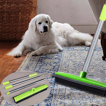 📢📢30% OFF !! ⏰🧹Rubber Bristle Sweeper for Dusting and Pet Hair