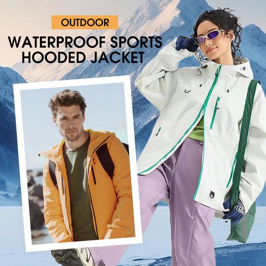 📢📢60% OFF !!!⏰Outdoor Waterproof Sports Hooded Jacket
