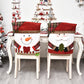 🎅 50% OFF! ✨ Christmas Themed Chair Cover – Linen & Brushed Cloth, Santa Claus / Snowman / Elk Designs & 54×48cm Size – Festive Protection for Holiday Gatherings 🪑
