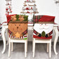 🎅 50% OFF! ✨ Christmas Themed Chair Cover – Linen & Brushed Cloth, Santa Claus / Snowman / Elk Designs & 54×48cm Size – Festive Protection for Holiday Gatherings 🪑