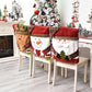 🎅 50% OFF! ✨ Christmas Themed Chair Cover – Linen & Brushed Cloth, Santa Claus / Snowman / Elk Designs & 54×48cm Size – Festive Protection for Holiday Gatherings 🪑