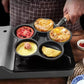 📢📢50%  OFF !! ⏰ 4-Cup Cast Iron Egg Frying Pan - Non-Stick & Even Heating, Perfect for Breakfast Sandwiches or Pancakes 🥪✨