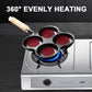 📢📢50%  OFF !! ⏰ 4-Cup Cast Iron Egg Frying Pan - Non-Stick & Even Heating, Perfect for Breakfast Sandwiches or Pancakes 🥪✨