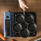 📢📢50%  OFF !! ⏰ 4-Cup Cast Iron Egg Frying Pan - Non-Stick & Even Heating, Perfect for Breakfast Sandwiches or Pancakes 🥪✨