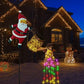 📢📢40% OFF !! ⏰ Santa Watering Can Solar Light with Ground Stake – Solar-powered, festive glow & weatherproof – Perfect for Christmas garden decor ✨