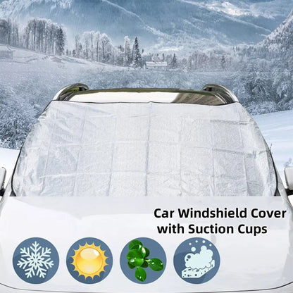 📢📢50% OFF !! ⏰Car Windshield Cover with Suction Cups🚗🪟