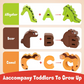 📢📢40% OFF !! ⏰ Wooden Letter & Animal Toy – 26‑piece, educational & fun ✨
