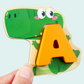 📢📢40% OFF !! ⏰ Wooden Letter & Animal Toy – 26‑piece, educational & fun ✨