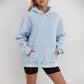 📢📢58%  OFF !! ⏰Womens Acid Wash Hoodie Oversized Long Sleeve Fall Fashion Sweatshirts