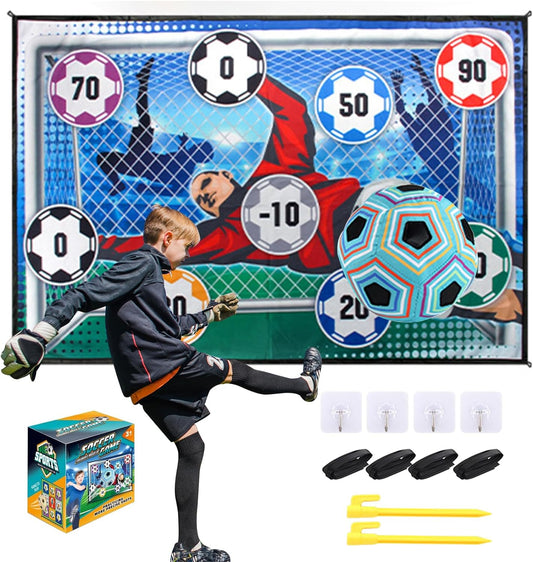 📢📢40% OFF !!⏰️  Kids Soccer Ball Game Set – Complete with Goal & Pump, Outdoor Play & Skill Development ✨