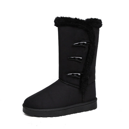 👢 60% OFF NOW! ❄️Women's Ultra-Warm Faux Fur Lined Mid-Calf Snow Boots