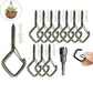📢📢30% OFF !! ⏰ 20Pcs Square Snap Clips Hooks – Secure Lock, Versatile & Durable for Bonsai, Lights & Decor ✨