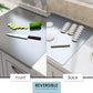 📢📢40% OFF !!⏰👩‍🍳🔪Must‑Have Cooking Tool！🥩🥦Safer, Cleaner & More Convenient!💥304 Stainless Steel Cutting Board