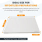📢📢40% OFF !!⏰👩‍🍳🔪Must‑Have Cooking Tool！🥩🥦Safer, Cleaner & More Convenient!💥304 Stainless Steel Cutting Board