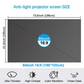 Foldable Anti-Light Projector Screen