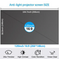Foldable Anti-Light Projector Screen