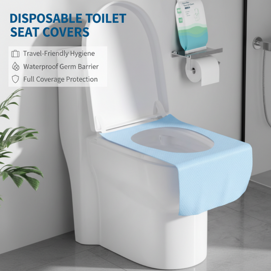 ⏳Buy 1 Get 1 Free ⏰Disposable Waterproof Toilet Seat Covers Pack🚽✨