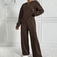 📢📢40% OFF !!!⏰Women's Cozy Long-Sleeve Top & Pants Set🆒