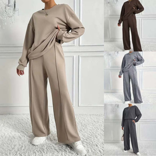 📢📢40% OFF !!!⏰Women's Cozy Long-Sleeve Top & Pants Set🆒