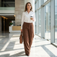👖✨ 60% OFF! Casual Loose Fit Corduroy Trousers for Women – Wide-Leg, Adjustable Waist & Wrinkle-Resistant Retro Style