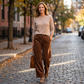 👖✨ 60% OFF! Casual Loose Fit Corduroy Trousers for Women – Wide-Leg, Adjustable Waist & Wrinkle-Resistant Retro Style
