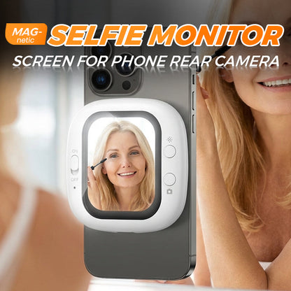 📢📢60%  OFF !! ⏰Magnetic Selfie Monitor Screen for Phone Rear Camera