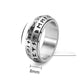 📢📢60%  OFF !! ⏰Titanium Steel Viking Rune Rotating Ring