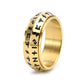 📢📢60%  OFF !! ⏰Titanium Steel Viking Rune Rotating Ring