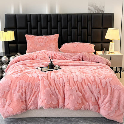 📢📢50%  OFF !! ⏰Double-Layer Plush Jacquard Blanket