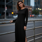 📢📢60%  OFF !! ⏰Women's Long Sleeve T-Shirt Dress