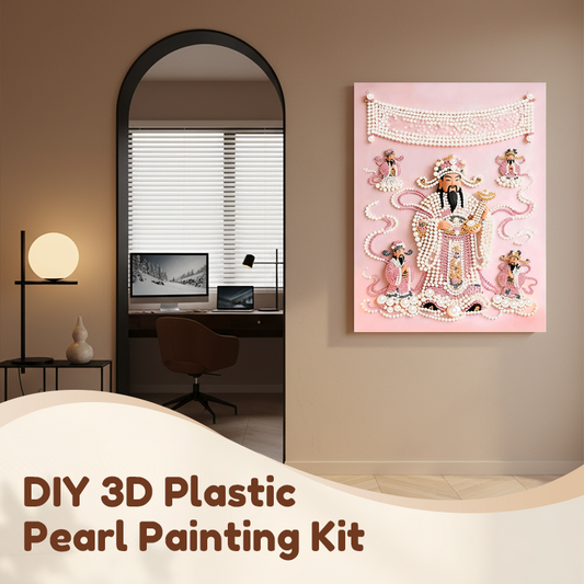 📢📢50%  OFF !! ⏰DIY 3D Plastic Pearl Painting Kit