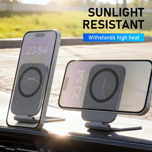 📢📢50% OFF!!⏰✨Magnetic Strong-Hold Phone Mount—Sticks Like a Magnet, Stands Like a Rock!📱⚡