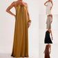 📢📢60%  OFF !! ⏰Women's Elegant Halter-Neck Backless Maxi Dress👗