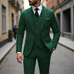 📢📢60%  OFF !! ⏰Men's Slim-Fit 3-Piece Suit Set🕴️
