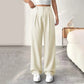 📢📢60% OFF !!!⏰Limited-time offer-Women’s Solid High Waist Wide-Leg Pants