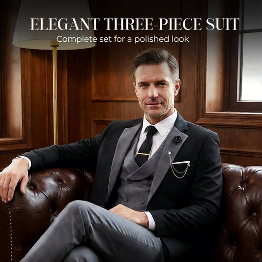 📢📢50% OFF !!!⏰Modern Contrast Color Wedding Suit