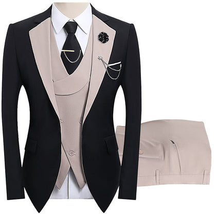 📢📢50% OFF !!!⏰Modern Contrast Color Wedding Suit