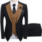 📢📢50% OFF !!!⏰Modern Contrast Color Wedding Suit