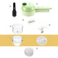 📢📢50% OFF !! ⏰🔪4 In 1 Handheld Electric Vegetable Cutter Set