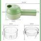 📢📢50% OFF !! ⏰🔪4 In 1 Handheld Electric Vegetable Cutter Set