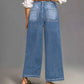 📢📢50% OFF!!⏰Women's Casual High-Rise Wide-Leg Jeans