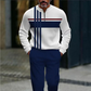 📢📢40% OFF !!!⏰Men's Graphic Print Pullover & Pants Set