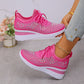 📢📢50% OFF !!!⏰Rhinestones-Embellished Breathable Mesh Sneakers