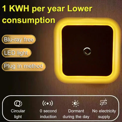📢📢50% OFF !! ⏰ 2026 Sale — Over 88,000 Sold! 🌙 Plug-in LED Night Light – Dusk-to-Dawn Sensor & Warm White Glow 🏠