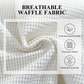 Men's Casual Waffle Knit Drawstring Shorts