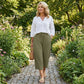 📢📢40% OFF !!!⏰Women's Ribbed Wide-Leg Capri Pants with Pockets