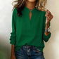 Women's V-Neck Long Sleeve Blouse