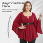 📢📢50% OFF !!!⏰Women's Fashion Flared Sleeve Tunic Top