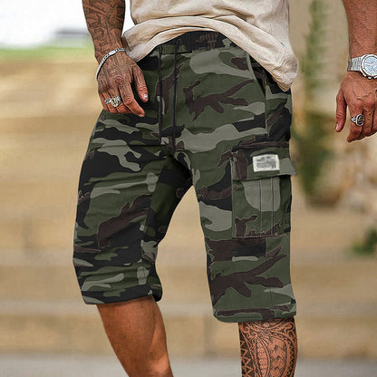 📢📢BIG SALE!!⏰Men's Camouflage Cargo Shorts – Multi-Pocket, Adjustable Waist & Breathable Fabric (2XS–3XL) 🌿🩳