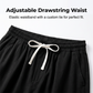 Men's Loose Fit Drawstring Casual Trousers